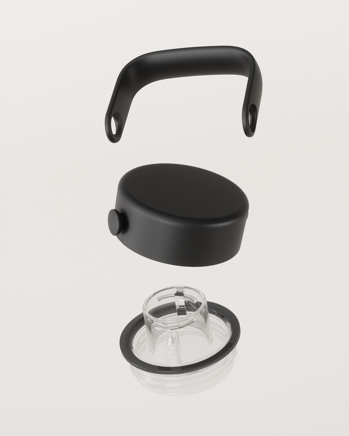 All-Purpose Thermo Glossy lid assembly, leak-proof design.