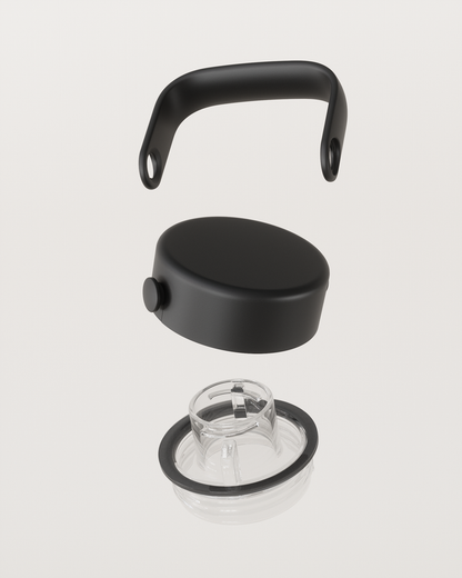 All-Purpose Thermo Glossy lid assembly, leak-proof design.