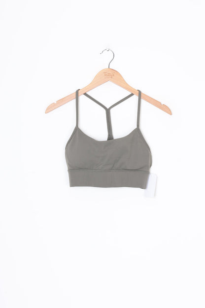 ALO Womens Green Top Size 8
