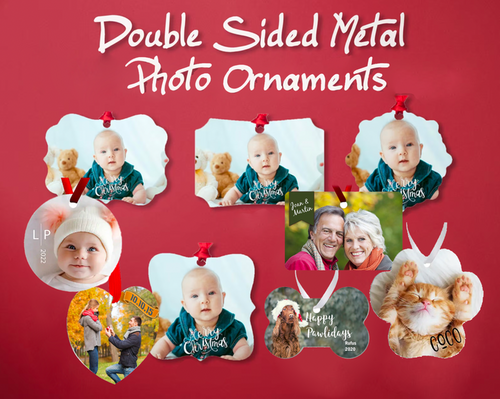 Aluminum Double Sided Ornaments