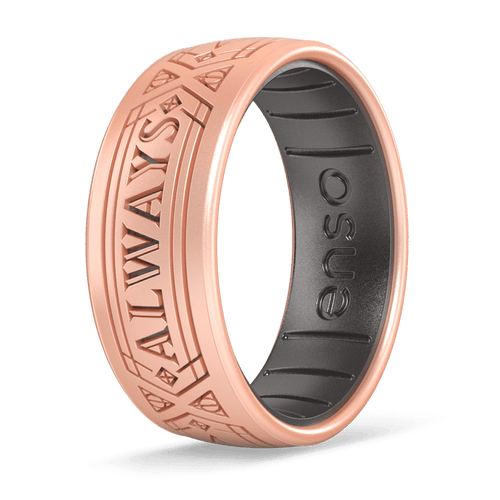 Harry Potter Silicone Ring - Always - Rose Gold