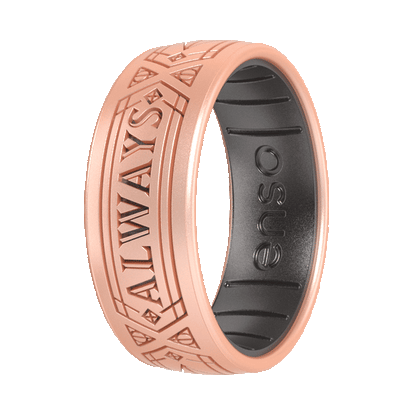Harry Potter Silicone Ring - Always - Rose Gold
