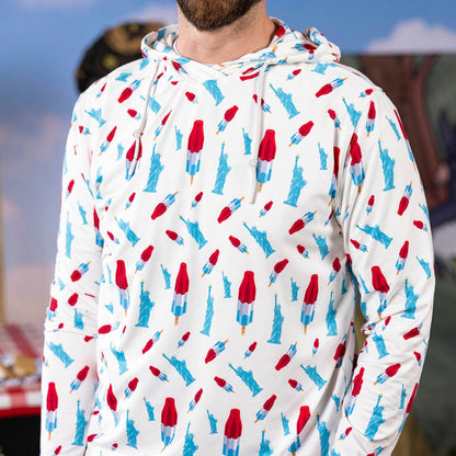RSVLTS RSVLTS Performance Hoodie America Pops & Freedom – Performance Hoodie America Pops & Freedom – Performance Hoodie