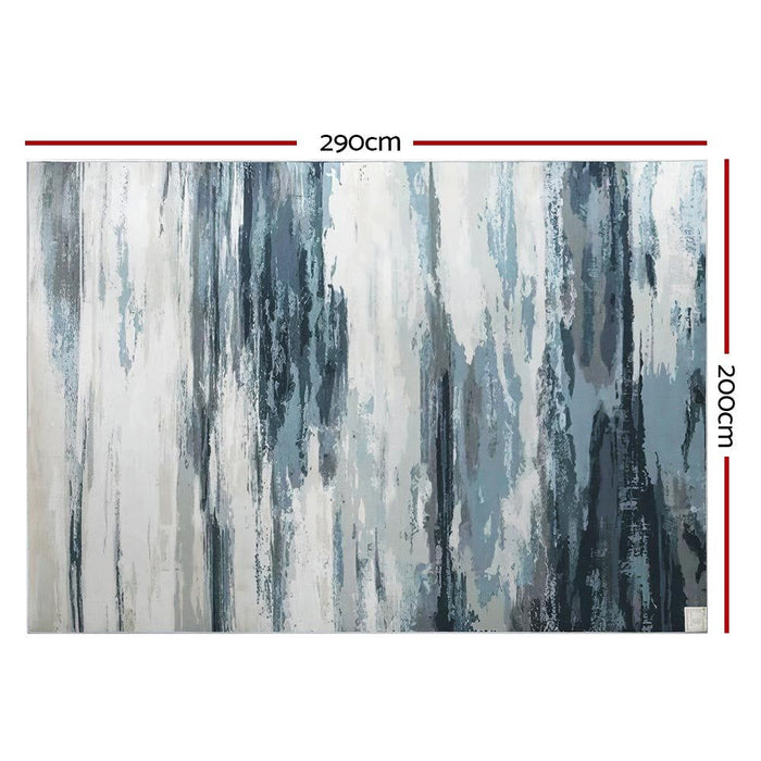 Artiss Floor Rug 200x290 Washable Mat Carpet Short Pile Poca -Home Living Store - -