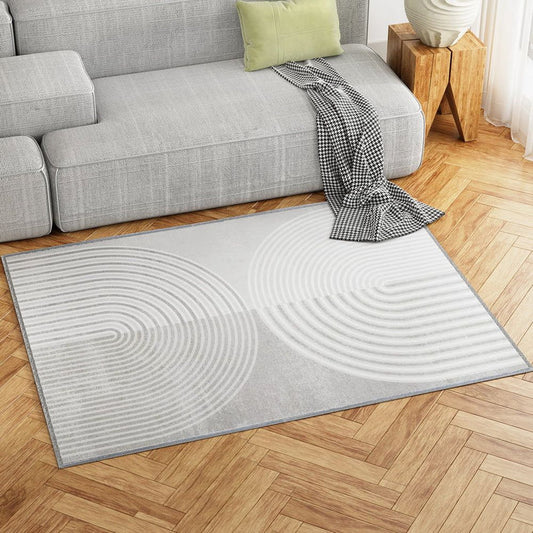 Artiss Floor Rugs 120x160cm Washable Area Mat Large Carpet Faux Rabbit Fur Cyril -Home Living Store - -
