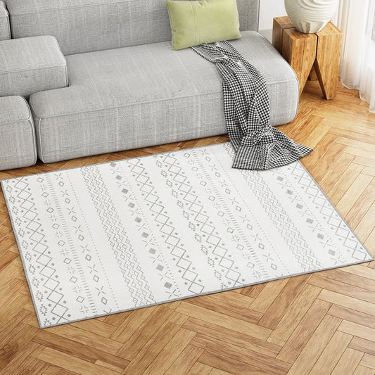 Artiss Floor Rugs 120x160cm Washable Area Mat Large Carpet Soft Short Pile Una -Home Living Store - -