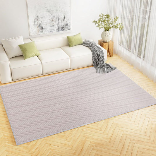 Artiss Floor Rugs 200x290cm Washable Area Mat Large Carpet Microfiber Ripple -Home Living Store - -
