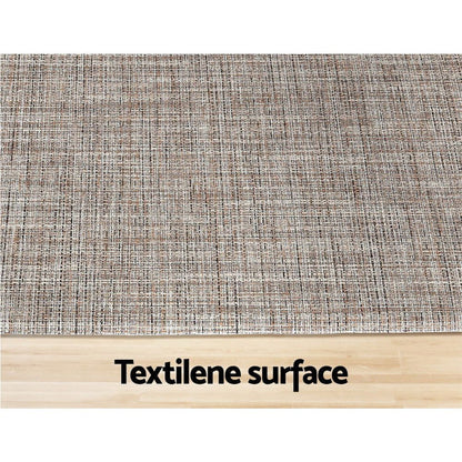 Artiss Kitchen Mat 45x150cm Textilene Floor Rug Carpet Non-slip -Home Living Store - -