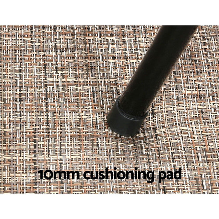 Artiss Kitchen Mat 45x150cm Textilene Floor Rug Carpet Non-slip -Home Living Store - -