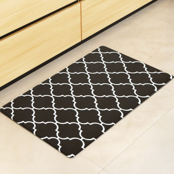 Artiss Kitchen Mat 45x75cm PVC Floor Rug Carpet Non-slip Gina -Home Living Store - -