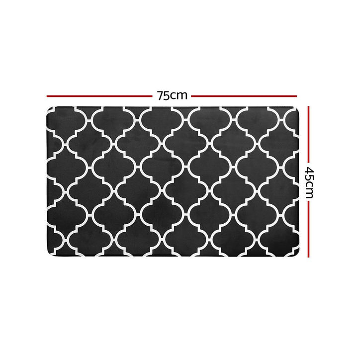 Artiss Kitchen Mat 45x75cm PVC Floor Rug Carpet Non-slip Gina -Home Living Store - -