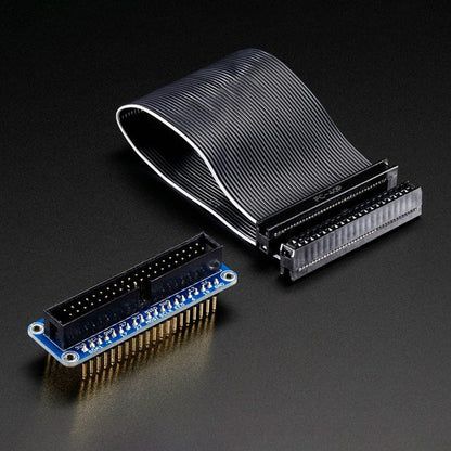 Assembled Pi Cobbler Plus - Breakout Cable (for Pi B+/A+/Pi 2/Pi 3/Pi 4/Pi 5) by Adafruit - The Pi Hut