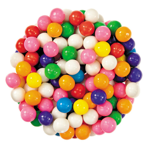 Assorted Bubble Gum Balls 1/4-Inch - 8500ct Case