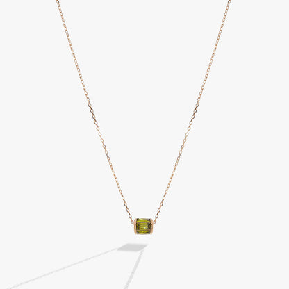 August Birthstone Precious Pendant Necklace