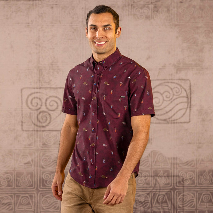 RSVLTS RSVLTS® The Last Airbender "SECRET TUNNELLLLLL"– KUNUFLEX Short Sleeve Shirt The Last Airbender "SECRET TUNNELLLLLL"– KUNUFLEX Short Sleeve Shirt