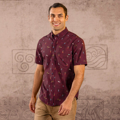 RSVLTS RSVLTS® The Last Airbender "SECRET TUNNELLLLLL"– KUNUFLEX Short Sleeve Shirt The Last Airbender "SECRET TUNNELLLLLL"– KUNUFLEX Short Sleeve Shirt