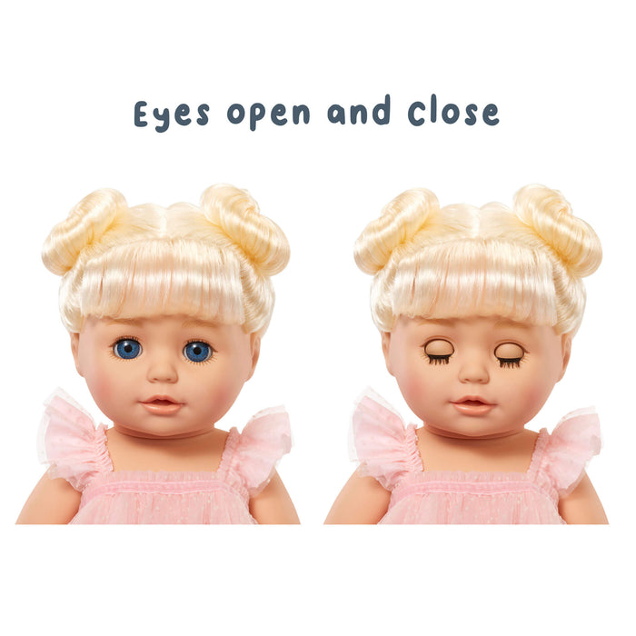 Eyes open and close