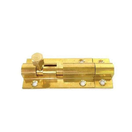 Barrel Bolt 3" x 1/4" Solid Brass w/ Screws **