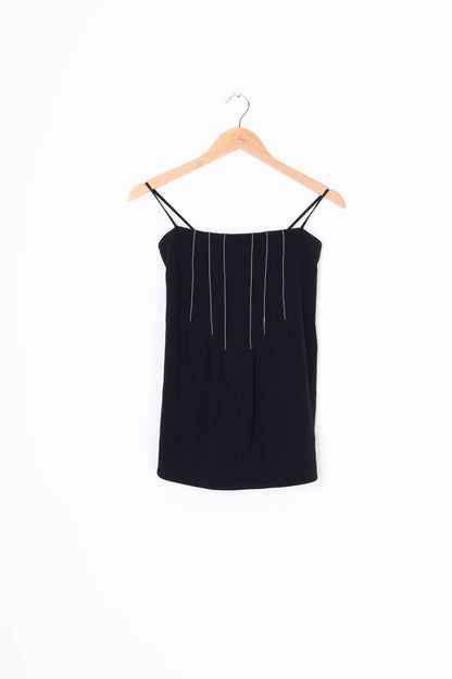 Bassike Womens Black Top Size 2