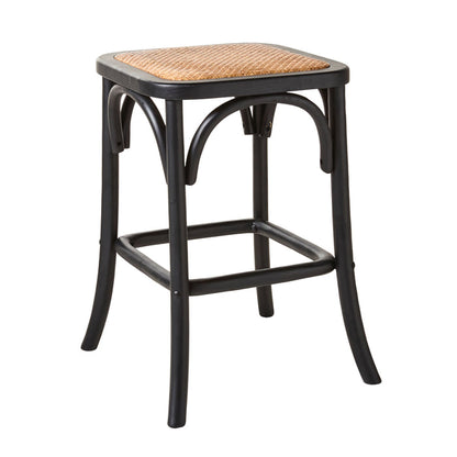 Bastion Backless Bar Stool Black