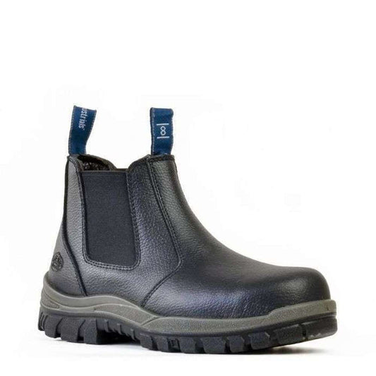 Bata Hercules Ankle Safety Boot-Slip On Black US12