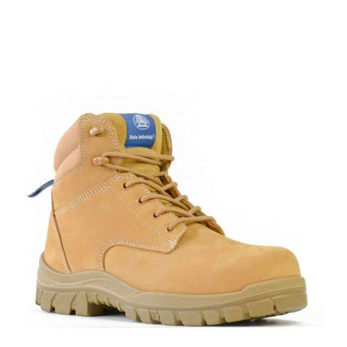 Bata Titan Ankle Safety Boot-Lace Up Brown US7