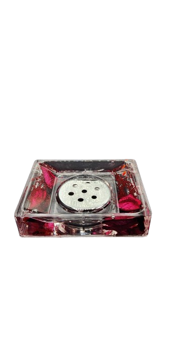 Bathroom Accessories Set Flower Petals Design