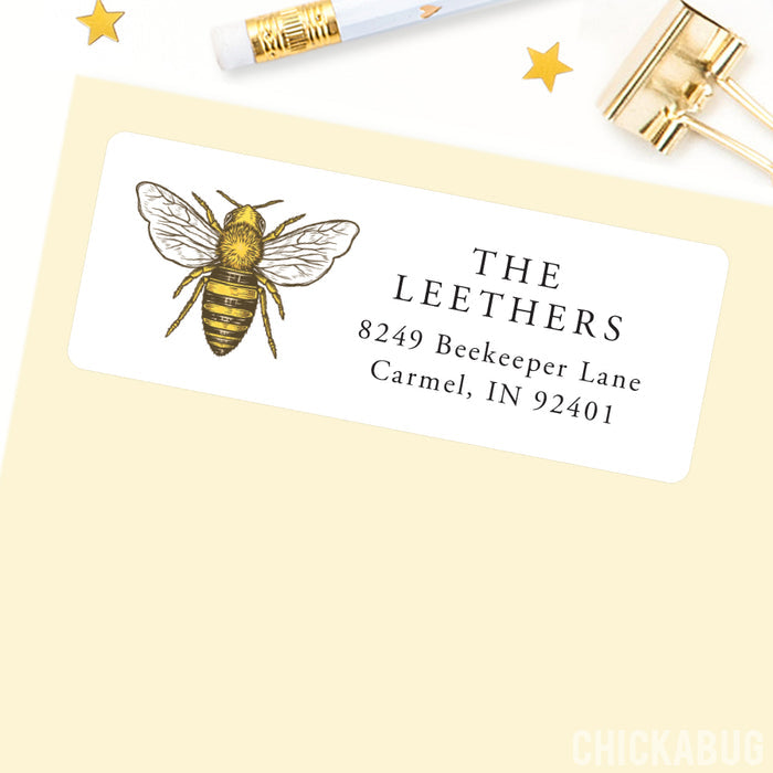 Bee Address Labels