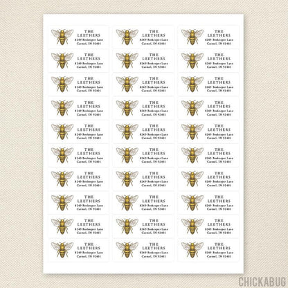 Bee Address Labels