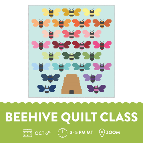 Beehive Quilt Class Online (REPLAY)