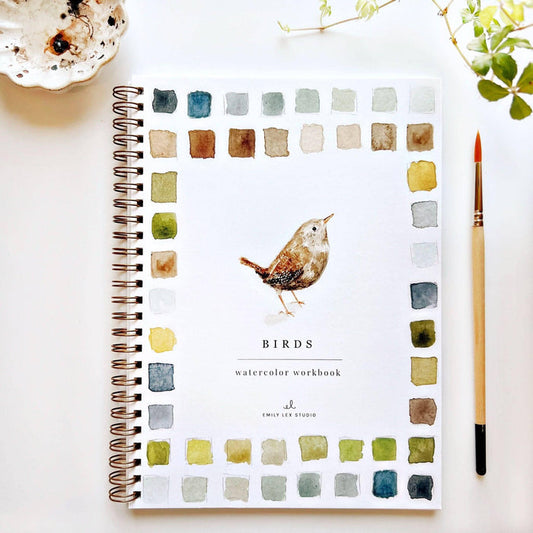 Birds Watercolor Workbook by Emily Lex