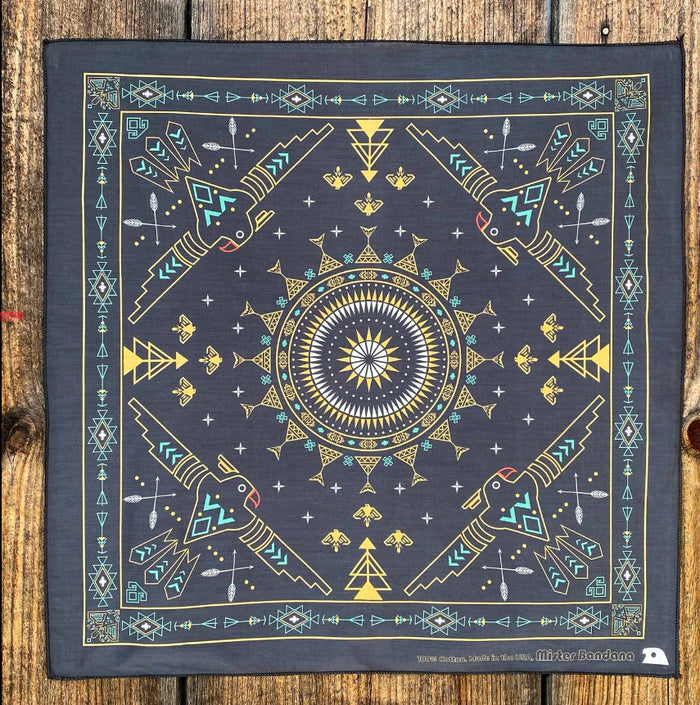 Black Galaxy Mandala Silky
