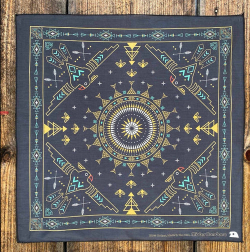 Black Galaxy Mandala Silky