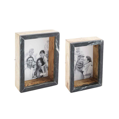 Black Marble Block Frames