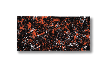 Black Orange White Splatter Big Bang Lite Headband - View 3