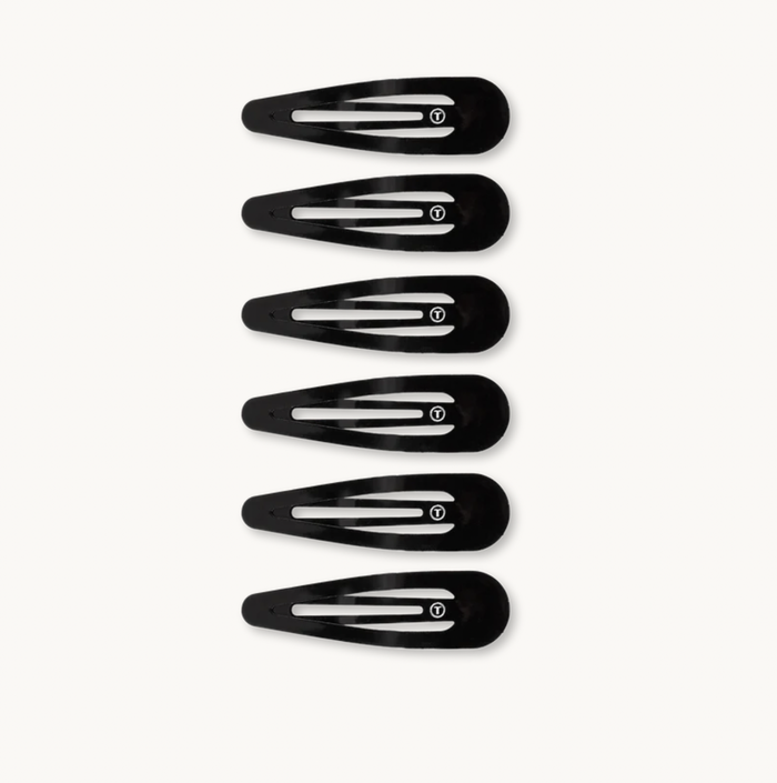 Black Snap Clips