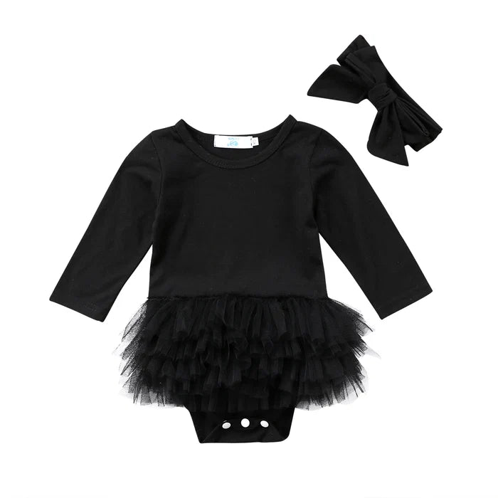 BLACK SWAN Tulle Romper