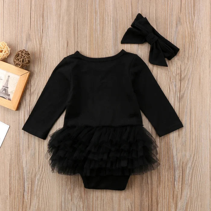 BLACK SWAN Tulle Romper
