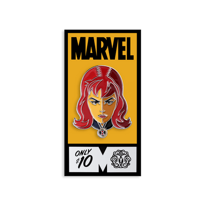 Black Widow Enamel Pin