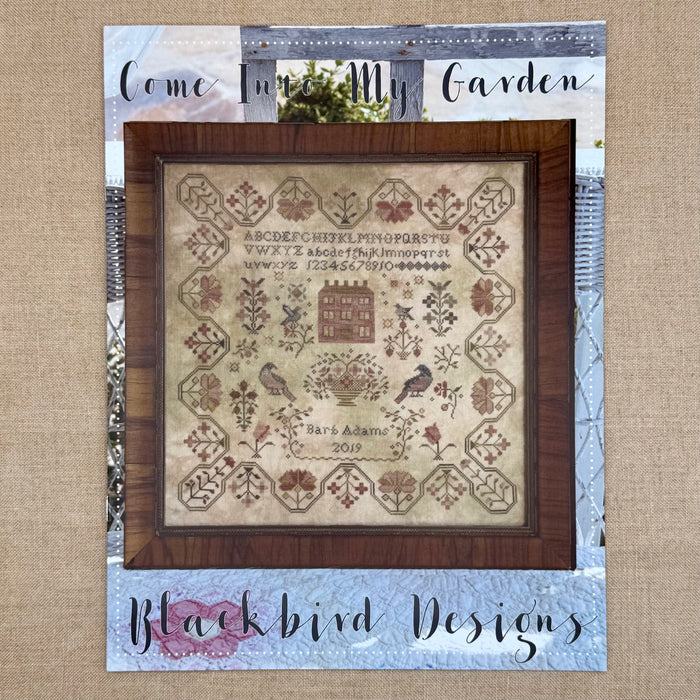 Blackbird Designs - Come Into My Garden - Booklet Chart and/or Roxy Floss