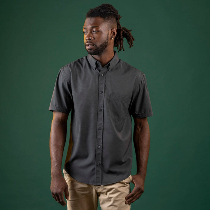 RSVLTS RSVLTS RSVLTS "Blackened Pearl" _ KUNUFLEX Short Sleeve Shirt