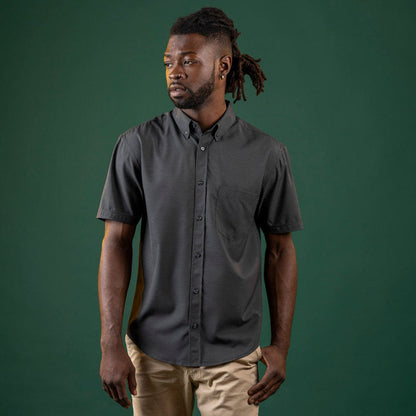 RSVLTS RSVLTS RSVLTS "Blackened Pearl" _ KUNUFLEX Short Sleeve Shirt