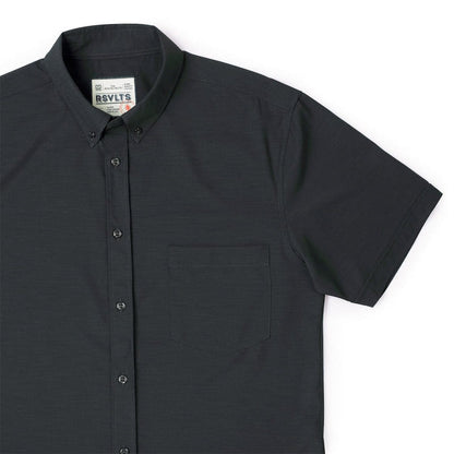 RSVLTS XS RSVLTS RSVLTS "Blackened Pearl" _ KUNUFLEX Short Sleeve Shirt