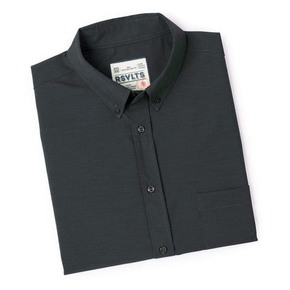 RSVLTS RSVLTS RSVLTS "Blackened Pearl" _ KUNUFLEX Short Sleeve Shirt