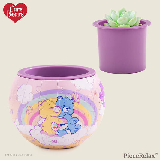 Let Care Bears™ lead you through a day full of love and kindness. Soft colors, sweet moments—this puzzle is a little escape into care and comfort.