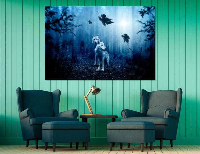 Blue Canvas Print #8105