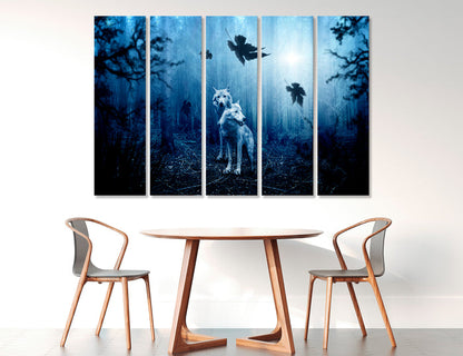Blue Canvas Print #8105