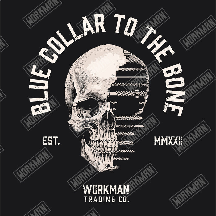 Blue Collar To The Bone - Hoodie
