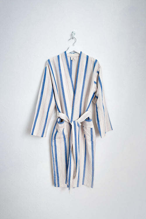 Blue Ivory Montauk Long Bathrobe