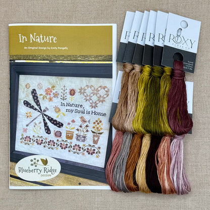 Blueberry Ridge Design - In Nature - Cross Stitch Chart and/or Roxy Floss Co Threads